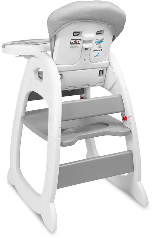 Дитячий стільчик для годування Caretero Homee Grey